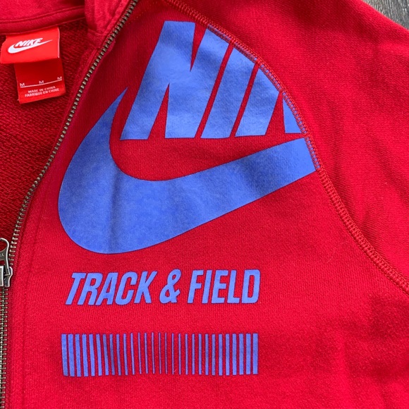 Nike Track and Field Zip Up Hoodie sz M - Picture 3 of 6